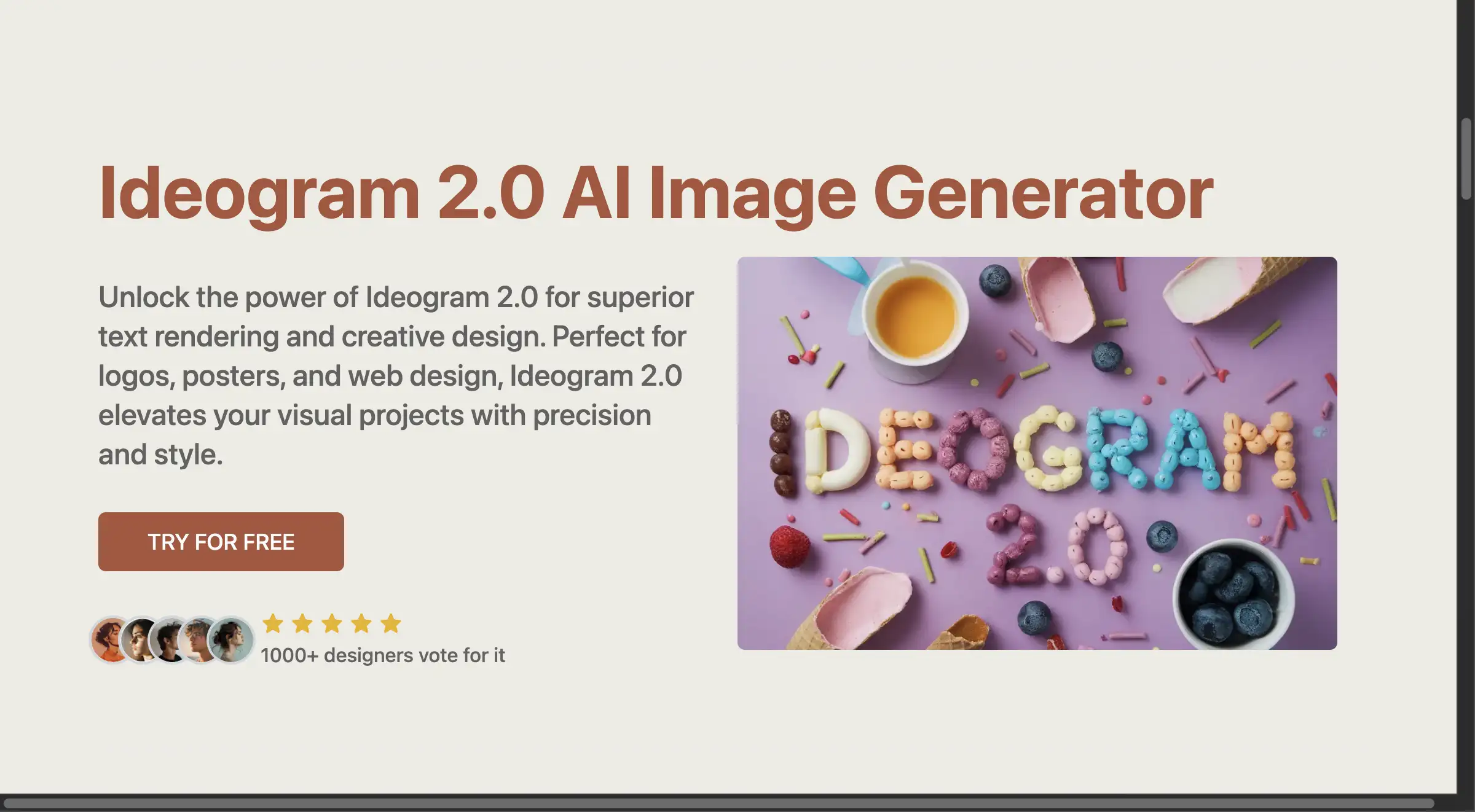 Ideogram 2.0 AI-Bildgenerator